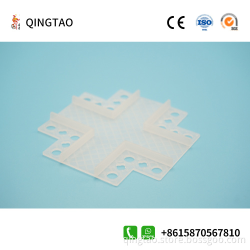 PVC cross slot corner protector